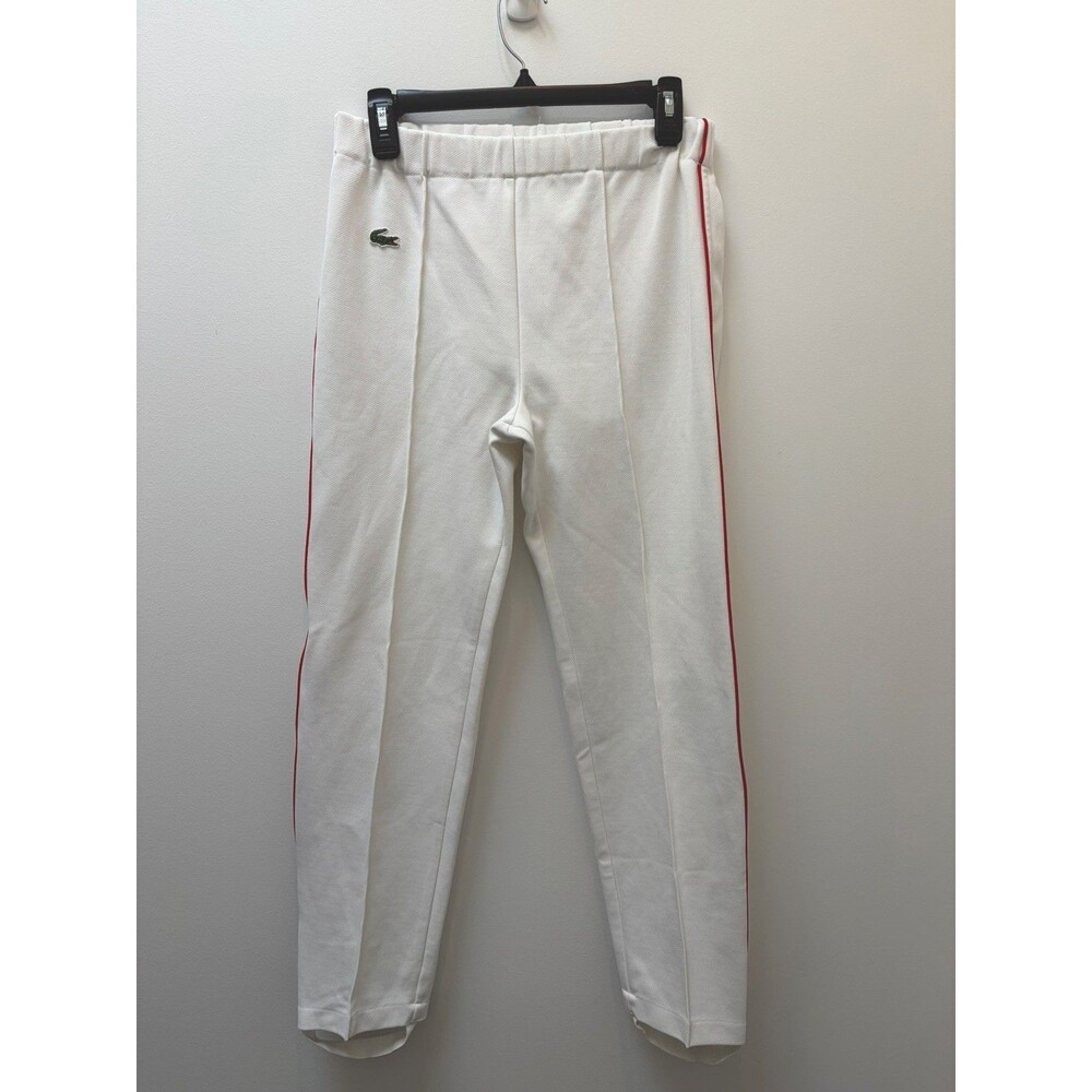 Chemise Lacoste Vintage 1980s Zippered Stirrup Track Pants Size M